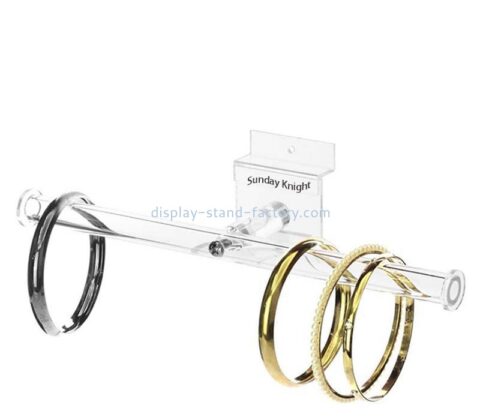 Custom wholesale acrylic retail slat wall jewelry ring holder NJD-318