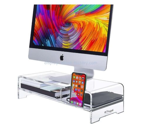 Custom wholesale acrylic monitor stand riser NDS-134