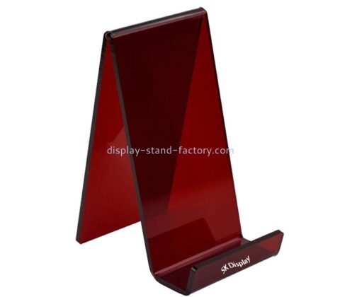 Custom wholesale acrylic desktop smart phone display rack NDS-127