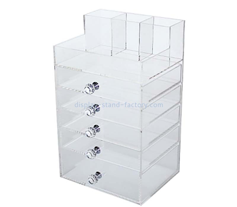 Custom wholesale acrylic 5 drawers makeup organizer NAB-1868