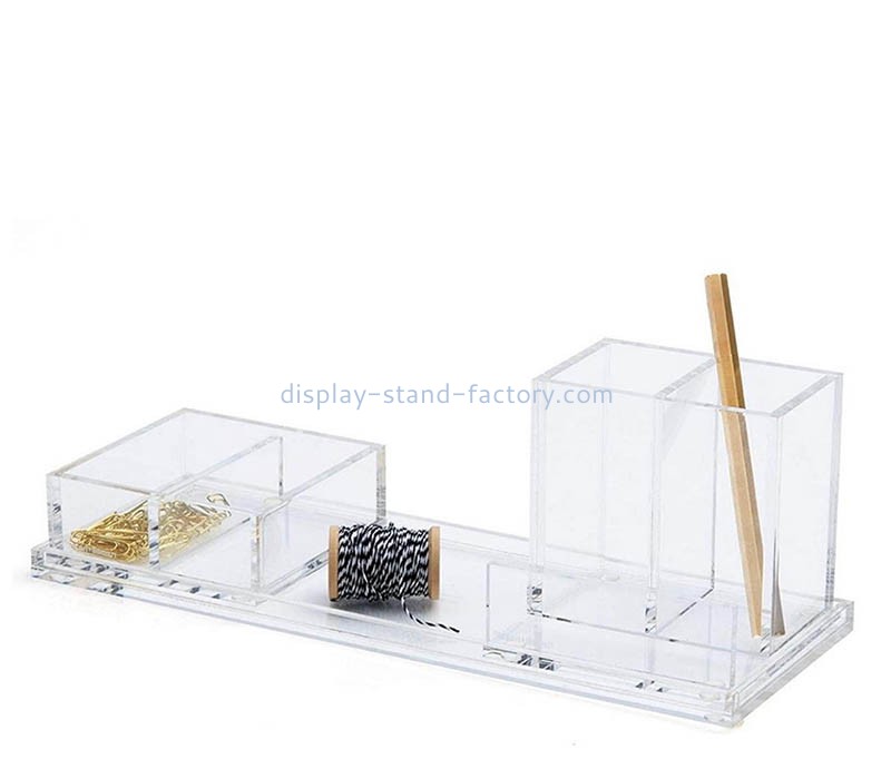 Custom wholesale acrylic tabletop accessories organizer NOD-132