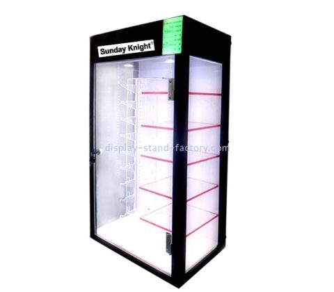 Custom wholesale acrylic retail 6 tiers luminous cabinet NDD-147