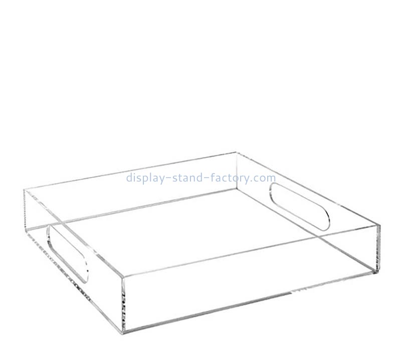 Custom wholesale acrylic bathroom organizer tray STD-466