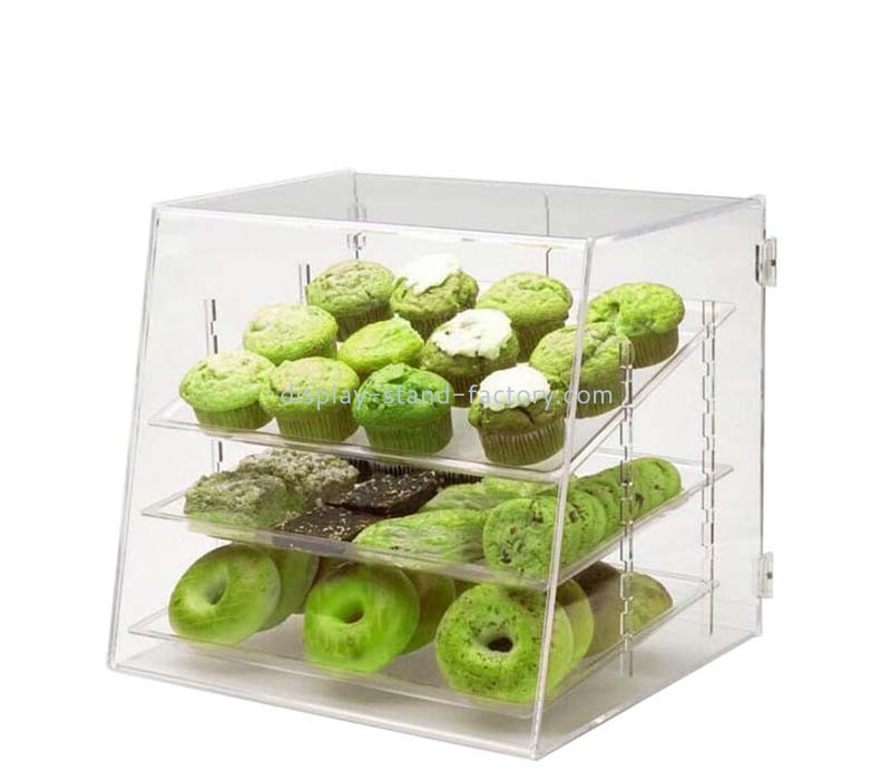 Custom wholesale acrylic dessert display storage box NFD-430