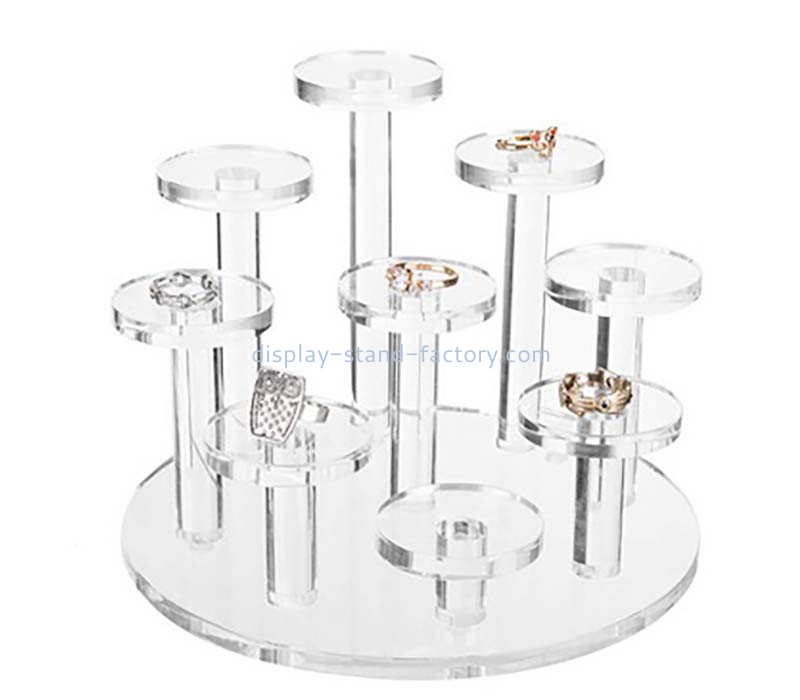 Custom wholesale acrylic jewelry rings display stands risers NJD-308