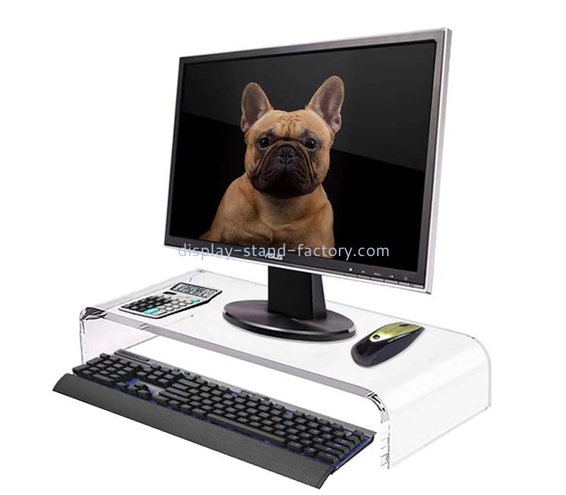 Custom wholesale acrylic computer monitor stand holder NDS-122