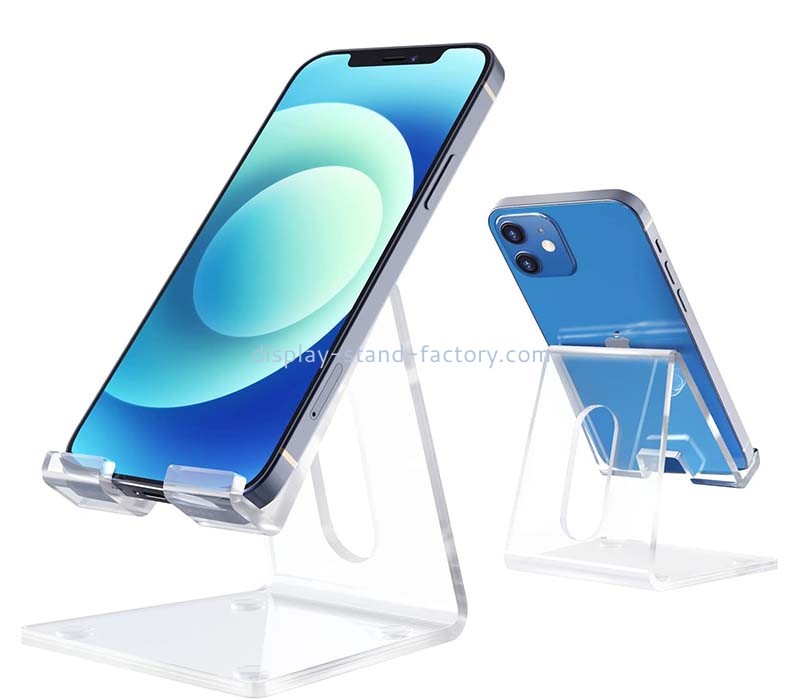 Custom wholesale acrylic phone holder dock for desk NDS-120