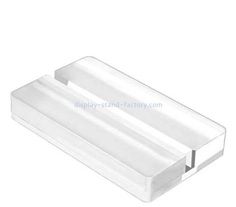 Custom wholesale acrylic block sign holder NBL-262