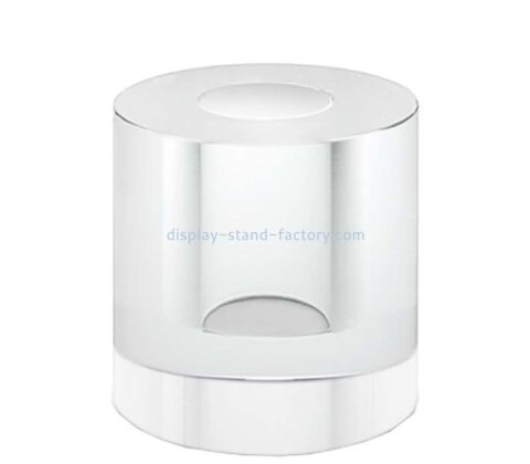 Custom wholesale acrylic block candle holder NBL-259