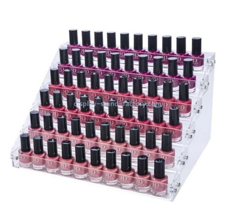 Custom wholesale acrylic nail varnish 6 tiers display holder NMD-838