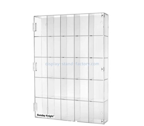 Custom wholesale acrylic wall mounted multi dividers showcase NAB-1860