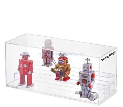 Custom wholesale acrylic 4 tiers toys showcase NAB-1859