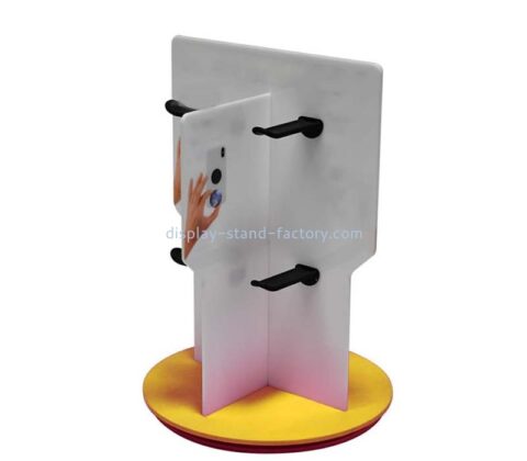 Custom acrylic digital products rotating display rack NDS-115