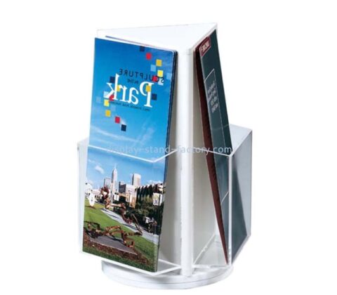 Custom acrylic 3 sided pamphlet holder NBD-816