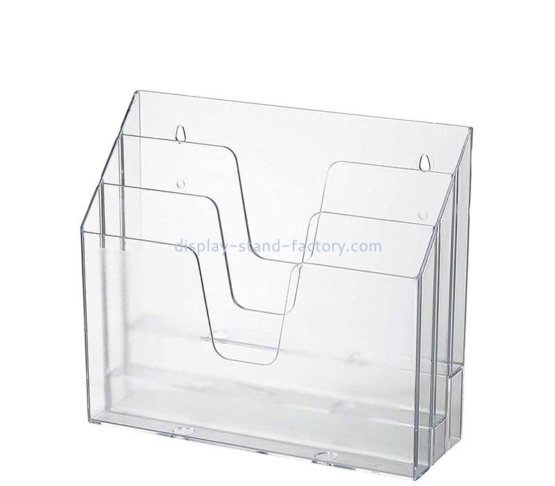 Custom acrylic wall multi tiers file holder NBD-815