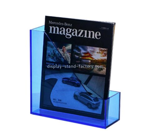 Custom acrylic desktop magazine file holder NBD-814