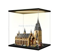 Custom clear acrylic lighted building toys display box NDD-127