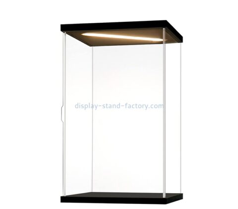 Custom clear acrylic LED display case for collectibles NDD-121