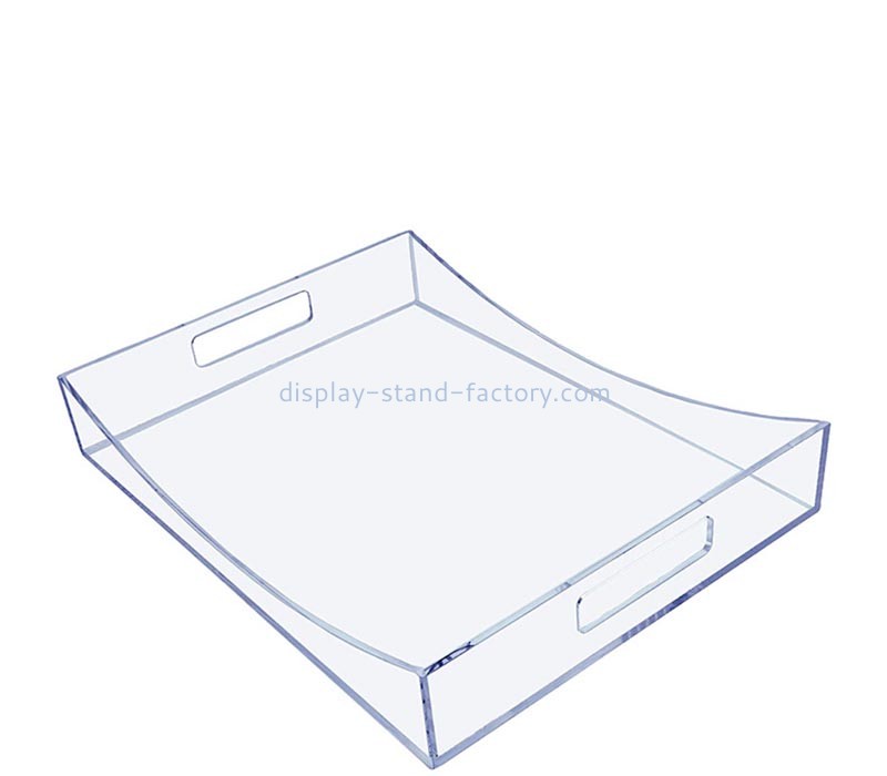 Custom clear acrylic serving tray STD-443