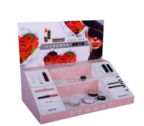 Acrylic item supplier custom plexiglass beauty items display booth NMD-820