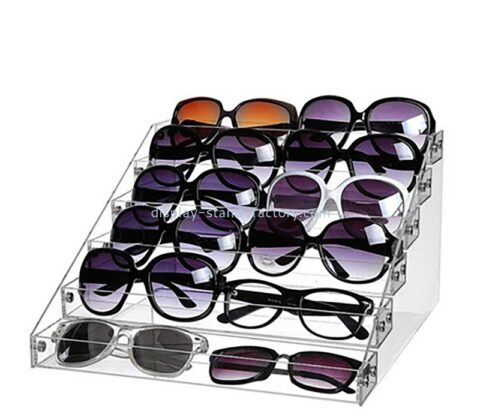 China plexiglass manufacturer custom acrylic 6 tiers sunglasses display holders NOD-095