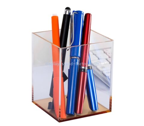 Perspex products supplier custom acrylic pen organizer holder box NAB-1831