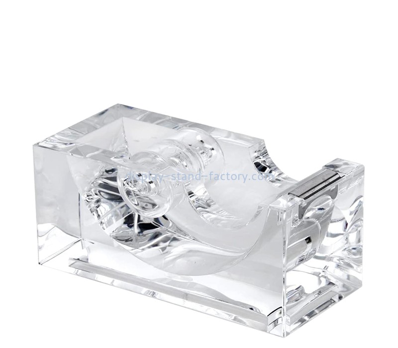 Lucite products manufacturer custom acrylic block mini tape dispenser NLC-105