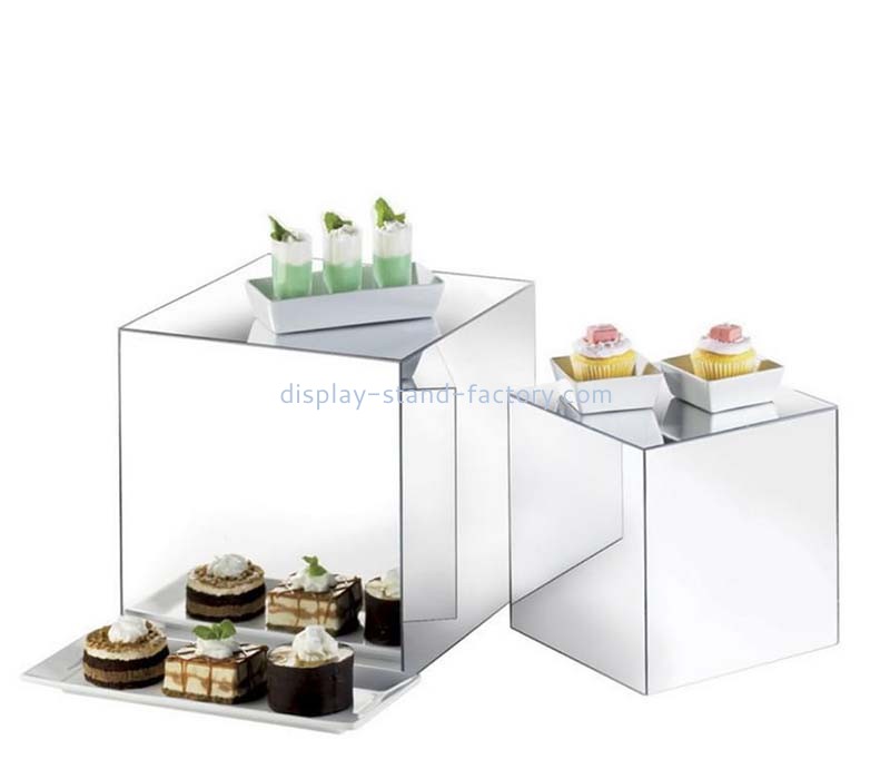 Lucite ürünleri üreticisi özel akrilik cupcake tatlı vitrin NFD-390