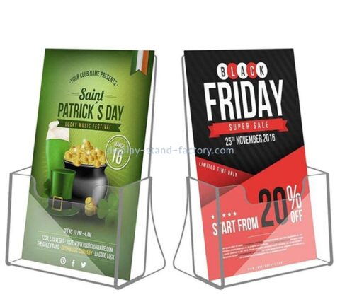 Plexiglass item manufacturer custom acrylic pamphlet holder NBD-785