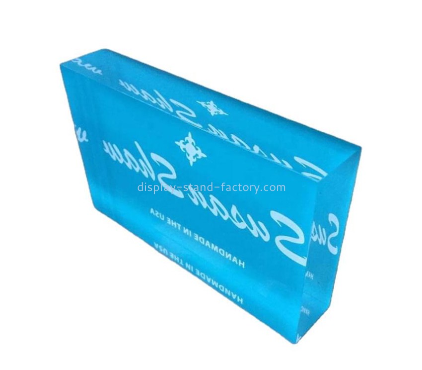 Acrylic display manufacturer custom plexiglass photo block lucite UV printing block NBL-201