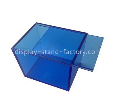 Acrylic box factory custom plexiglass sliding lid box lucite box NAB-1808