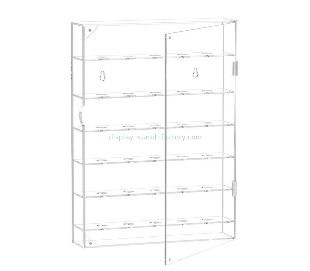 アクリルの工場注文のプレキシガラスのディスプレイ・ケースの壁のルカイトのショーケース NAB-1763