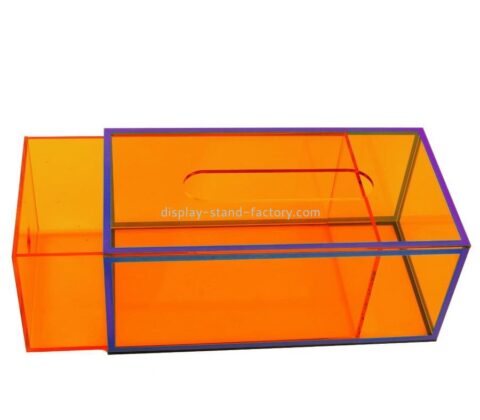 Acrylic manufacturer custom plexiglass tissue box lucite facial tissue box NAB-1762