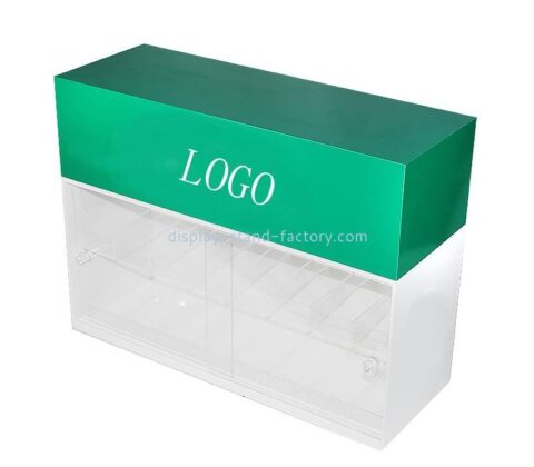 Plexiglass factory custom acrylic showcase perspex retail display case NAB-1735