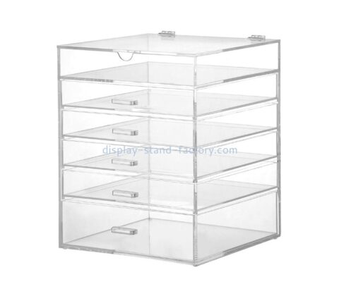 Perspex supplier custom acrylic drawer box lucite organizer box NAB-1673