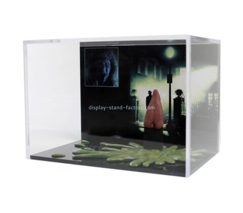 Acrylic manufacturer custom plexiglass display box lucite showcase NAB-1665