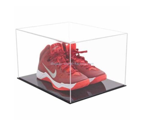 Plexiglass supplier custom acrylic shoe box lucite shoe showcase NAB-1621