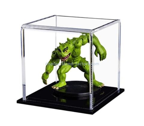 Plexiglass manufacturer custom acrylic figure display case lucite figure showcase NAB-1616