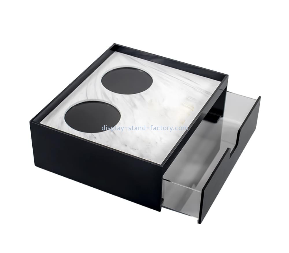 Plexiglass supplier custom acrylic hotel disposable goods organizer perspex holder NAB-1589