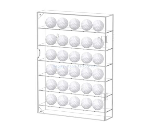 Acrylic manufacturer custom acrylic golf ball showcase NAB-1572