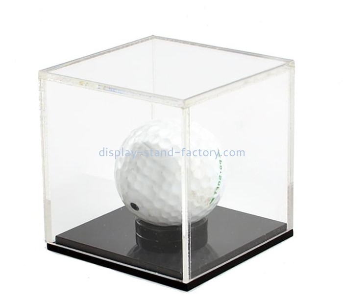 Acrylic manufacturer offer custom plexiglass golfball showcase acrylic golfball display case's service NAB-1563