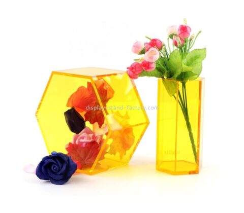 Plexiglass manufacturer custom acrylic vase perspex acrylic storage box NAB-1534