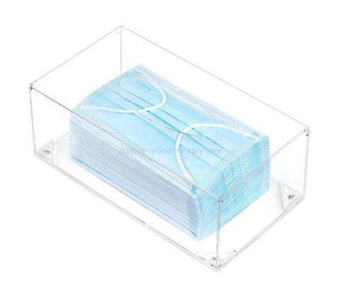 Acrylic manufacturer custom plexiglass mask box lucite mask organizer NAB-1530