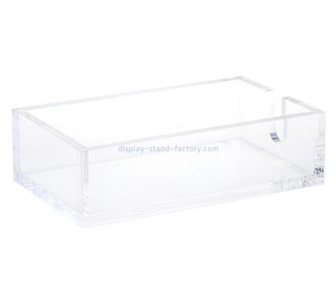 Acrylic manufacturer custom acrylic tissue box plexiglass organizer box NAB-1512