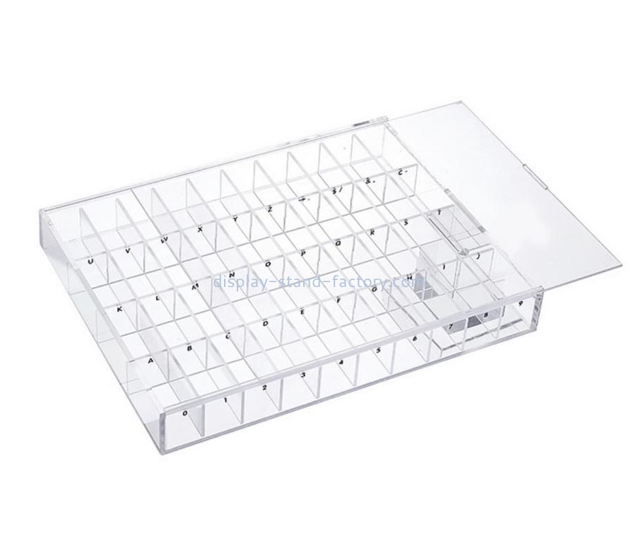 OEM supplier customized acrylic jewelry organizer plexiglass storage box NAB-1493