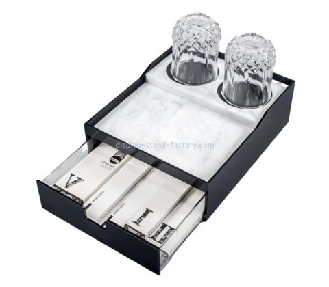 OEM supplier customized acrylic star hotel disposable toiletries storage box tooth box set consumable box NAB-1471