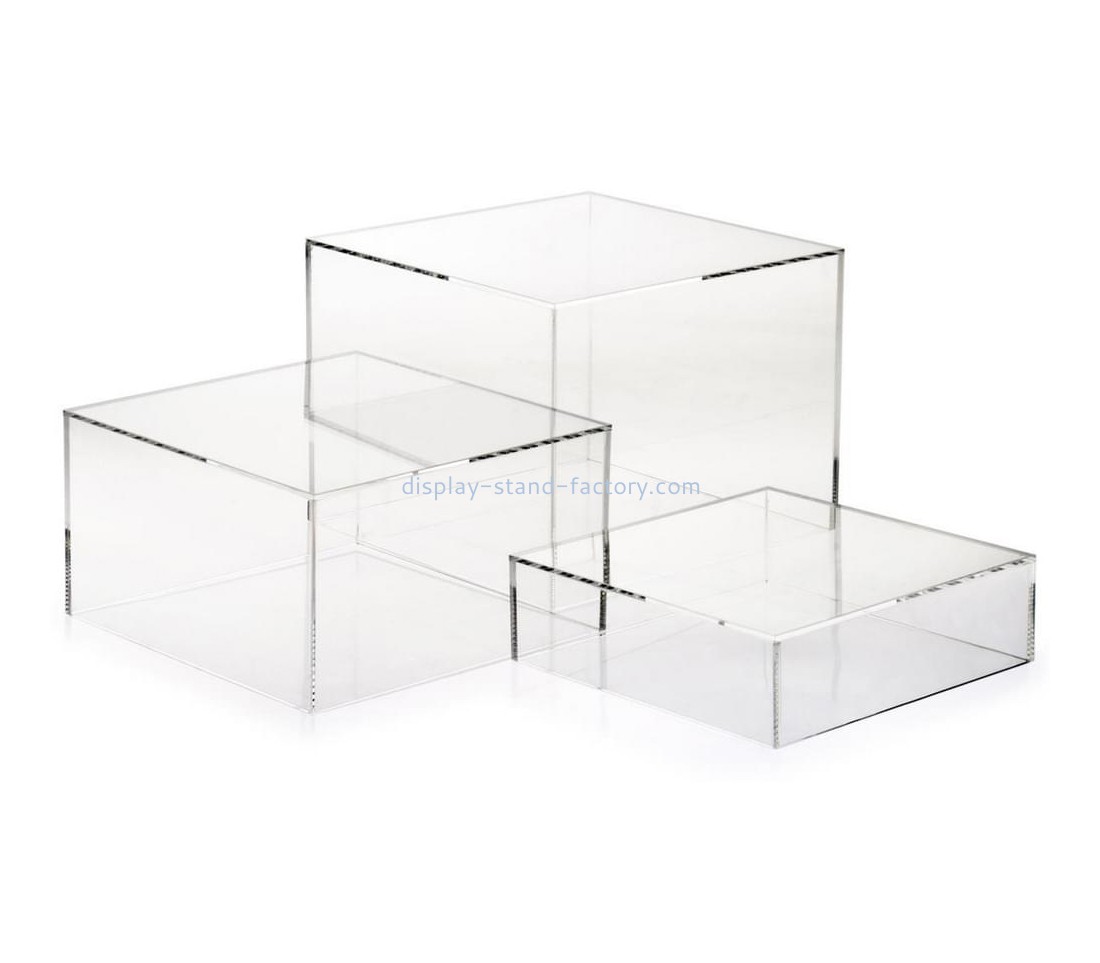 OEM supplier customized acrylic showcase perspex storage box NAB-1444