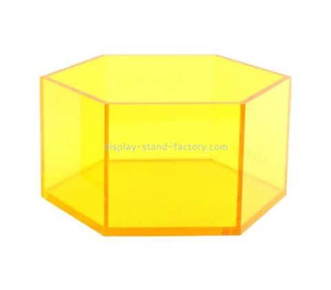 OEM supplier customized acrylic organizer plexiglass storage box NAB-1437