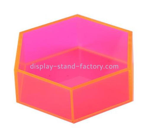 OEM supplier customized acrylic storage box plexiglass organizer NAB-1436