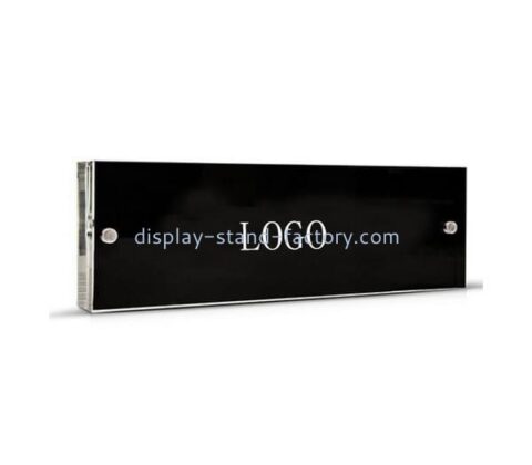 OEM supplier customized acrylic sign block NOD-066